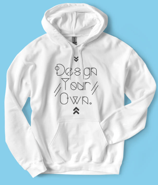 Design Your Own White Hoodie